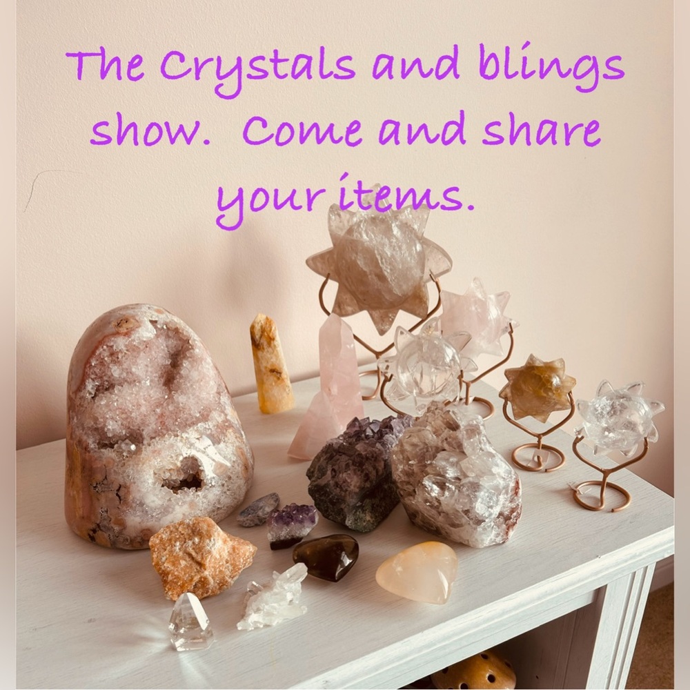 Like this listing for crystals & Blings live shows. You Will be notified